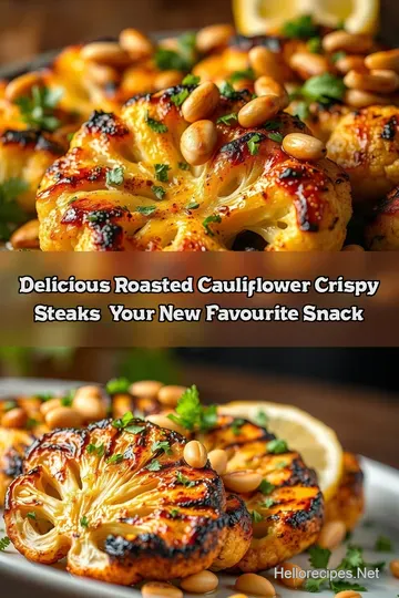 Delicious Roasted Cauliflower Crispy Steaks: Your New Favourite Snack