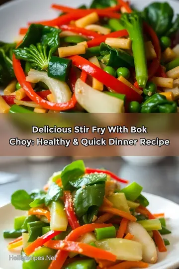 Delicious Stir Fry with Bok Choy: Healthy & Quick Dinner Recipe