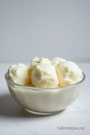 Delightful Homemade Vanilla Ice Cream presentation