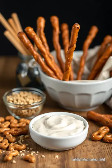 Dip Pretzel Rods with Chocolate Antlers ingredients