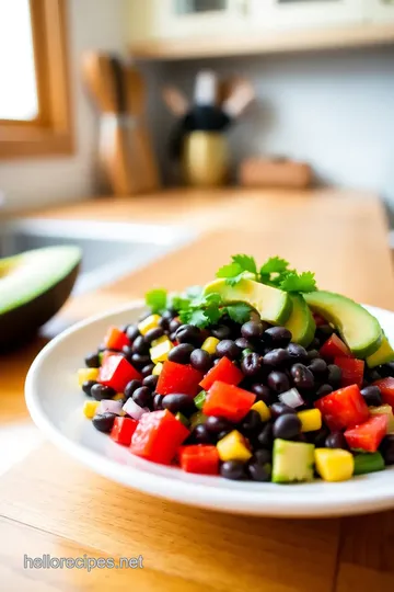 No-Cook Black Bean Salad steps