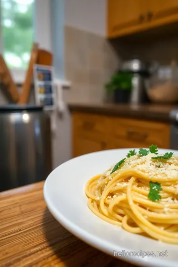 Creamy Garlic Parmesan Pasta steps