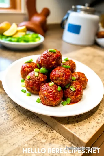 Firecracker Meatballs steps