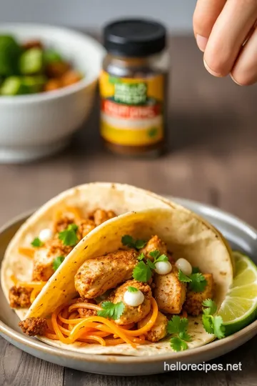 Flavor-Packed Southwest Chicken Tacos presentation