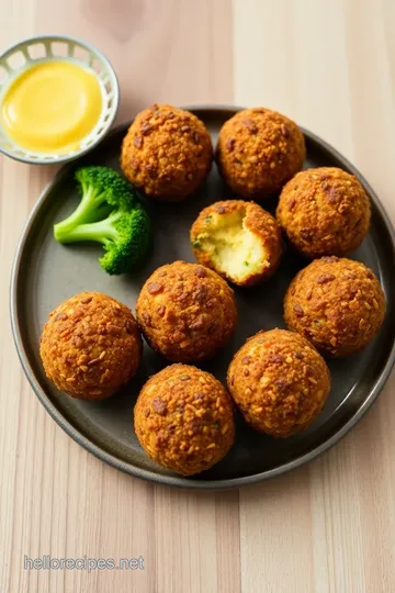 Fried Broccoli Cheese Balls - Crispy Snack steps