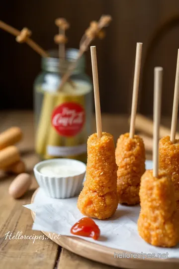 Fried Churros Poppers - Bite-Sized Treats presentation