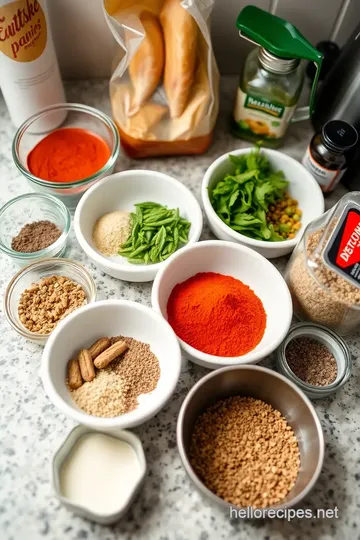 Crispy Seasoned Fried Chicken ingredients