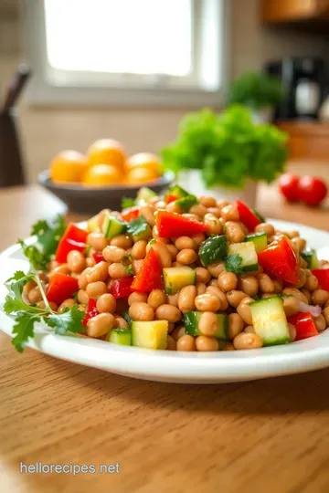Garden Fresh Pinto Bean Salad with Herb Vinaigrette steps