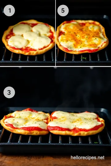 Grilled Cheese Pizza Delight steps