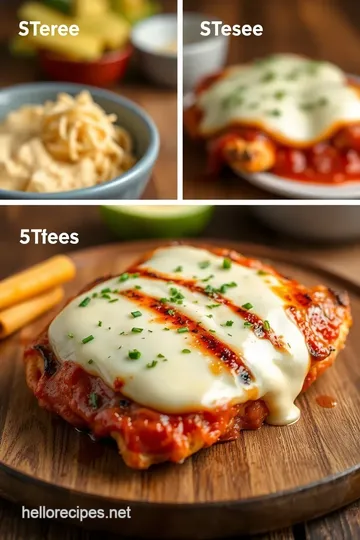 Grilled BBQ Chicken Cheese Delight steps