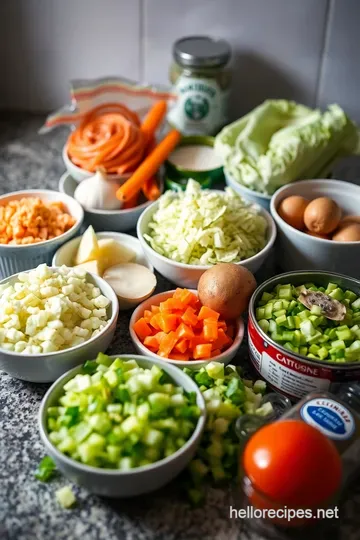 Hearty & Wholesome Cabbage Soup: A Comfort Classic ingredients