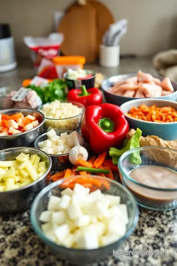 Hello Kitty Slow Cooker Chicken Curry ingredients