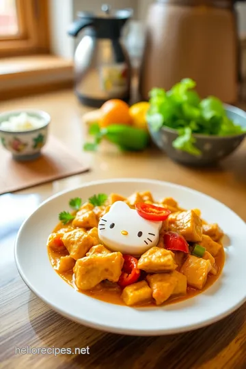 Hello Kitty Slow Cooker Chicken Curry steps