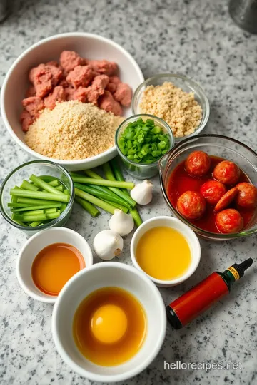 Hellofresh Firecracker Meatballs ingredients