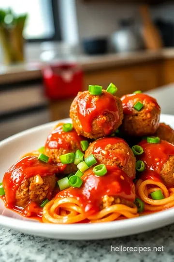 Hellofresh Firecracker Meatballs steps