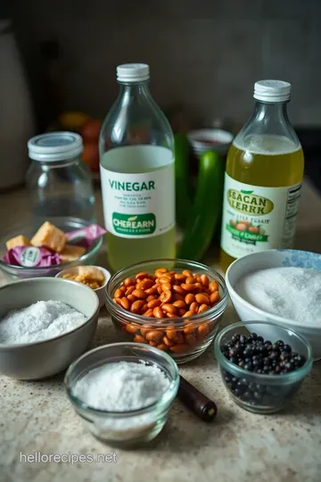Home-Style Pickle Juice: A Zesty Brine for Perfect Pickles ingredients