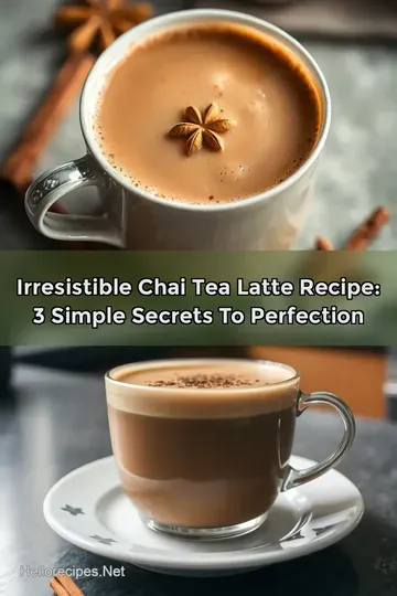 Irresistible Chai Tea Latte Recipe: 3 Simple Secrets to Perfection