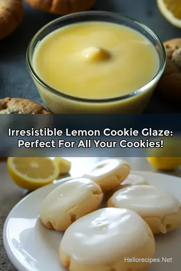 Irresistible Lemon Cookie Glaze: Perfect for All Your Cookies!