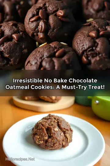 Irresistible No Bake Chocolate Oatmeal Cookies: A Must-Try Treat!