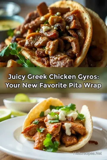 Juicy Greek Chicken Gyros: Your New Favorite Pita Wrap