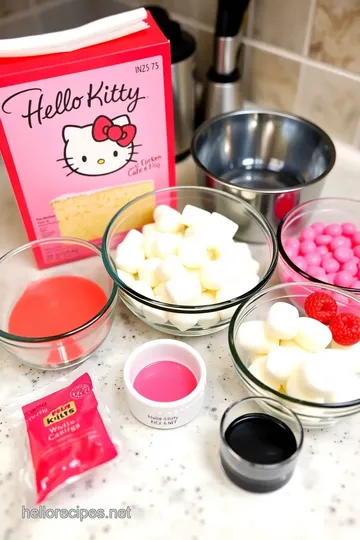 Hello Kitty Cake Pops ingredients