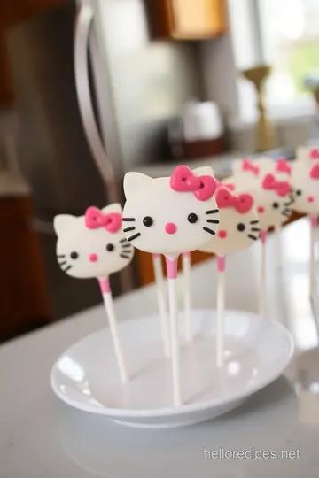 Hello Kitty Cake Pops steps