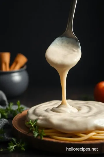 HelloFresh Cream Sauce Base Recipe presentation