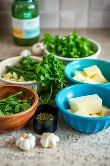 Easy Garlic Herb Butter Recipe ingredients