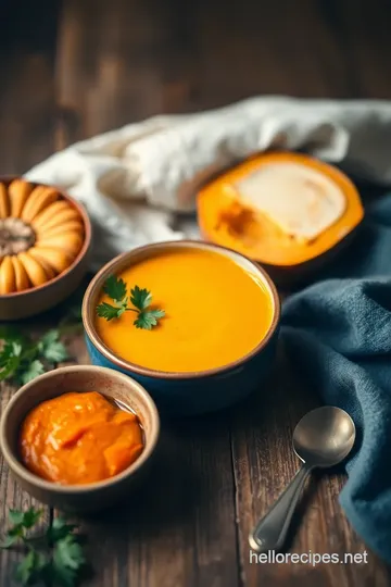 Spicy Pumpkin Soup with Grilled Cheese ingredients