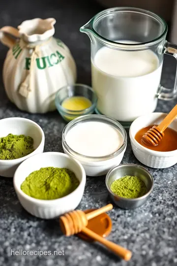 Marvellous Matcha Green Tea Latte ingredients
