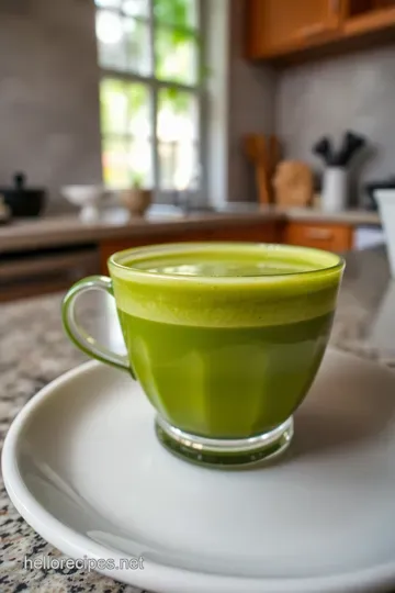 Marvellous Matcha Green Tea Latte steps