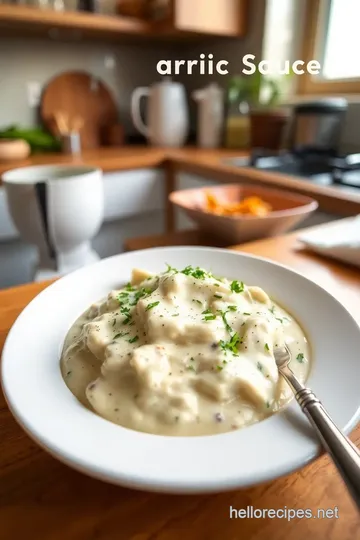 Creamy Garlic Sauce steps