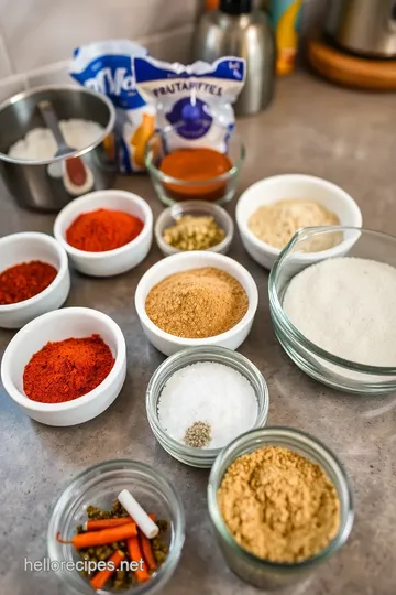 Homemade Fry Seasoning Recipe ingredients