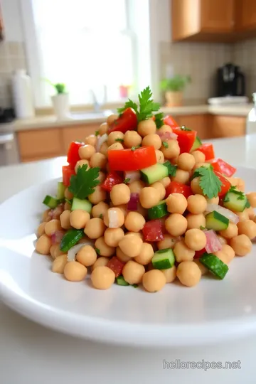 Fresh Chickpea Salad with Lemon and Herbs steps