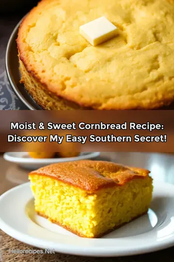 Moist & Sweet Cornbread Recipe: Discover My Easy Southern Secret!