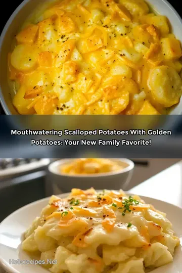 Mouthwatering Scalloped Potatoes With Golden Potatoes: Your New Family Favorite!