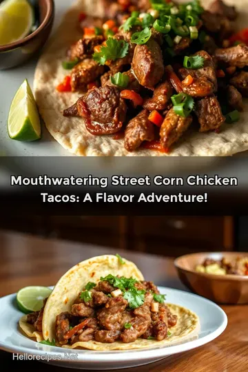 Mouthwatering Street Corn Chicken Tacos: A Flavor Adventure!