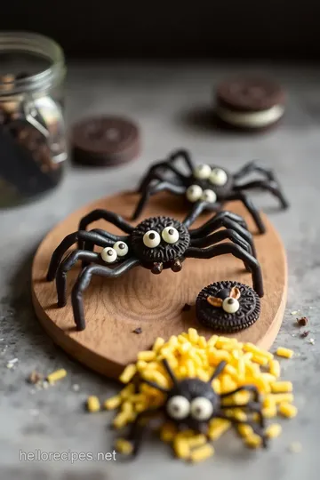 Easy No-Bake Oreo Spiders for Halloween ingredients