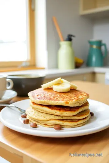 Oat Flour Banana Pancakes steps