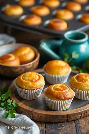 Oven Baked Pancake Mini Muffins presentation