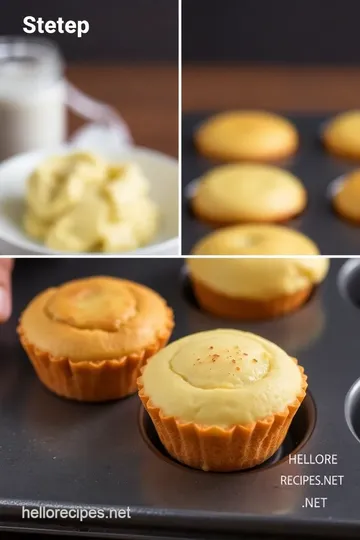 Oven Baked Pancake Mini Muffins steps