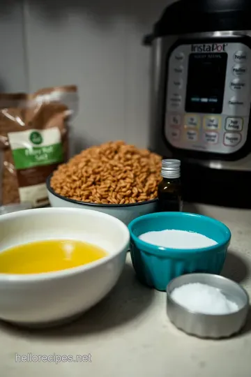 Perfectly Cooked Brown Rice in Your Instant Pot ingredients