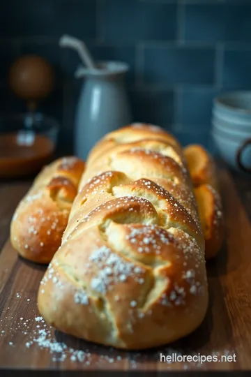 Perfectly Crusty Baguettes in a Baguette Pan presentation