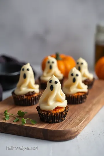 Make Spooky Ghost Appetizers for Halloween presentation