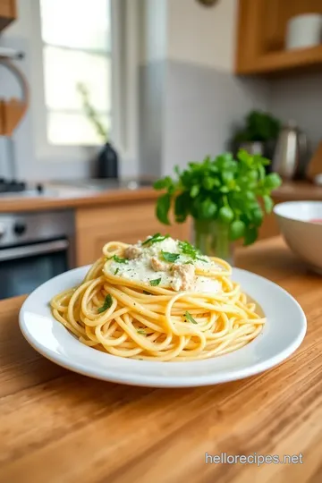 Creamy Fresh Herb Pasta steps