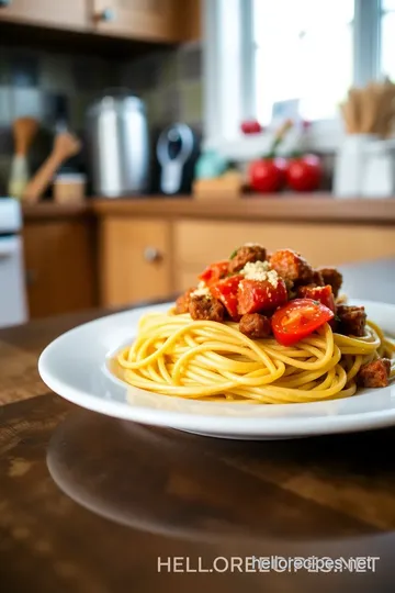 Sausage and Fresh Tomato Pasta steps