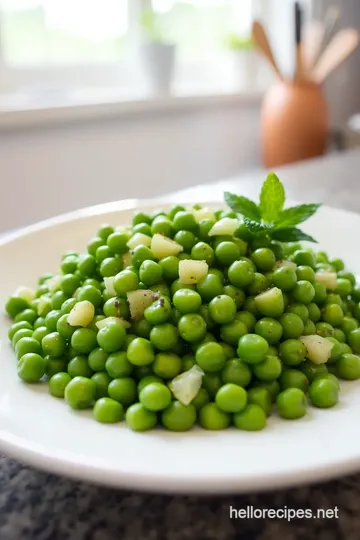 Sautéed Fresh Peas with Mint and Lemon steps