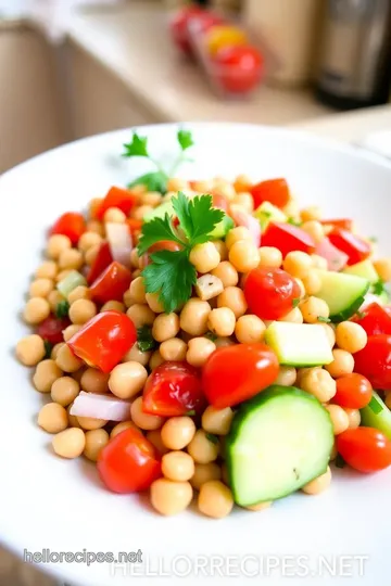 Spiced Fresh Garbanzo Bean Salad steps