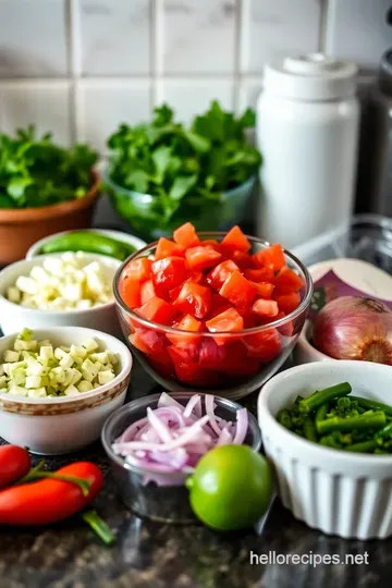 Quick & Zesty Pico de Gallo: A Fresh Salsa Delight ingredients