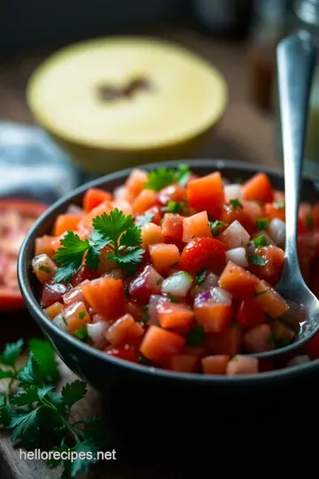 Quick & Zesty Pico de Gallo: A Fresh Salsa Delight presentation